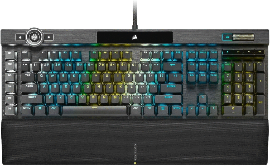 teclado gamer óptico